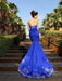 Trumpet/Mermaid Sweetheart Beading Sleeveless Long Satin Dresses - Prom Dresses