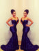 Trumpet/Mermaid Sweetheart Sleeveless Sequins Sweep/Brush Train Dresses - Prom Dresses