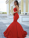 Trumpet/Mermaid Sweetheart Sleeveless Sweep/Brush Train Satin Dresses - Prom Dresses