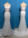 Trumpet/Mermaid Sweetheart Stretch Crepe Sleeveless Sweep/Brush Train Dresses - Prom Dresses