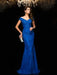 Trumpet/Mermaid V-neck Lace Sleeveless Long Lace Mother of the Bride Dresses - Prom Dresses