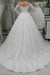 Sweetheart Corset Lace A-Line Wedding Dress with Long Sleeves