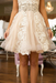 Tulle Sweetheart Sleeveless A-Line Short Homecoming Dresses