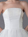 Tulle Wedding Dress Ivory Strapless Sleeveless Princess Dress Ball Gown Floor Length Bridal Dress