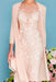 Two Piece Mermaid Mother of the Bride Dress Chiffon 3/4 Sleeves Wedding Guest Outfits - Prom Dresses