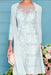 Two Piece Mermaid Mother of the Bride Dress Chiffon 3/4 Sleeves Wedding Guest Outfits - Prom Dresses