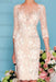 Two Piece Mermaid Mother of the Bride Dress Chiffon 3/4 Sleeves Wedding Guest Outfits - Prom Dresses