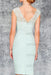 Two Piece Ruffle Chiffon Mother of the Bride Outfit Lace Short Wedding Guest Dress - Prom Dresses