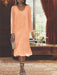 2-Piece V-Neck Chiffon Mother of the Bride Dress Set with Knee-Length Jacket and Sequins