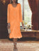 2-Piece V-Neck Chiffon Mother of the Bride Dress Set with Knee-Length Jacket and Sequins