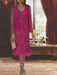 2-Piece V-Neck Chiffon Mother of the Bride Dress Set with Knee-Length Jacket and Sequins