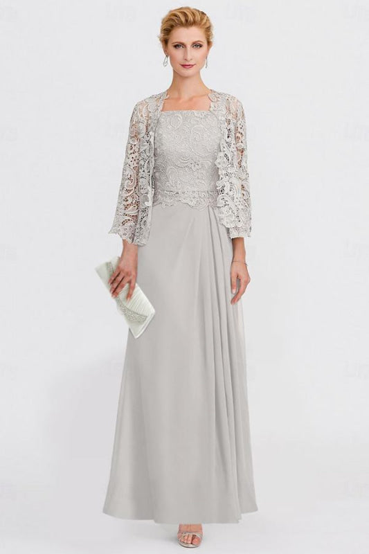 Chiffon Long Mother of the Bride Dresses On Sale-Bridelily