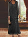 Jacketed Mother of the Bride & Groom Sheath/Column Dresses with Sequins