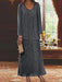 Jacketed Mother of the Bride & Groom Sheath/Column Dresses with Sequins