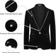 Two Pieces Velvet Formal Boys Suits Black Tuxedo Outfits Regular Fit for Wedding Birthday