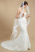 Two Tiered Veil for Bridal Wedding Veils With Lace