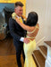 Unique Open Back Mermaid Prom Dress Evening Dress Sleeveless Daffodil