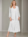 V-Neck A-Line Princess Two-Piece Plus Size Mother of the Bride Dress with Jacket and Sequins in Tea-Length