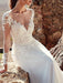 wedding dress 2021 v nevk a line long sleeve floor length lace applique tulle bridal dresses with train