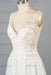 V-neck Appliques Tulle A-line Wedding Dress - Wedding Dresses