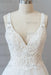 V-neck Appliques Tulle Chapel Train Wedding Dress - Wedding Dresses