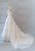 V-neck Appliques Tulle Chapel Train Wedding Dress - Wedding Dresses