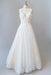 V-neck Appliques Tulle Chapel Train Wedding Dress - Wedding Dresses