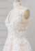 V-neck Appliques Tulle Floor length Wedding Dress - Wedding Dresses