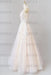 V-neck Appliques Tulle Floor length Wedding Dress - Wedding Dresses