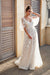 V Neck Half Sleeve Lace Boho Wedding Dresses - wedding dresses