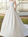 Vintage Wedding Dresses With Train Designed Neckline Sleeveless Buttons Satin Fabric Bridal Gowns