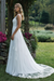 Vintage V Neck Sleeveless Tulle Appliqued Wedding Dress - Wedding Dresses