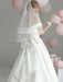 Vintage Wedding Dresses Chapel Train Sweetheart Neck Sleeveless Ruffles Satin Fabric Bridal Gowns