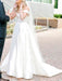Vintage Wedding Dresses Off The Shoulder Sleeveless Natural Waist Satin Fabric Court Train Sash Bridal Dress