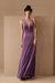 Velour Dress - Violet Purple