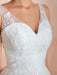Wedding Dress 2021 A Line V Neck Sleeveless Floor Length Bridal Gowns With Train