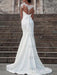 Wedding Dress Lace Illusion Neck Long Sleeves Mermaid Bridal Gowns With Court Train