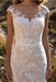 Wedding Dress V Neck Mermaid sleeveless Lace 