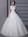Wedding Dresses Ball Gown Strapless Bridal Dress Ivory Sweetheart Neckline Tulle Applique Beaded Wedding Gown