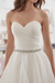 Wedding Dresses Ball Gown Sweet Heart sleeveless Floor Length Asymmetry Hem Tulle Bridal Gown