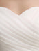 Wedding Dresses Princess Ball Gowns Strapless Sweetheart Neckline Pleated Frills Beaded Sash Tulle Ivory Bridal Dress With Train