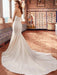 Wedding Dresses Sweetheart Neck Sleeveless Natural Waist Applique With Train Bridal Dresses