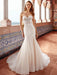Wedding Dresses Sweetheart Neck Sleeveless Natural Waist Applique With Train Bridal Dresses