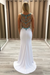 V-Neck Sleeveless Sweep/Brush Train With Beading Spandex Dresses - Prom Dresses