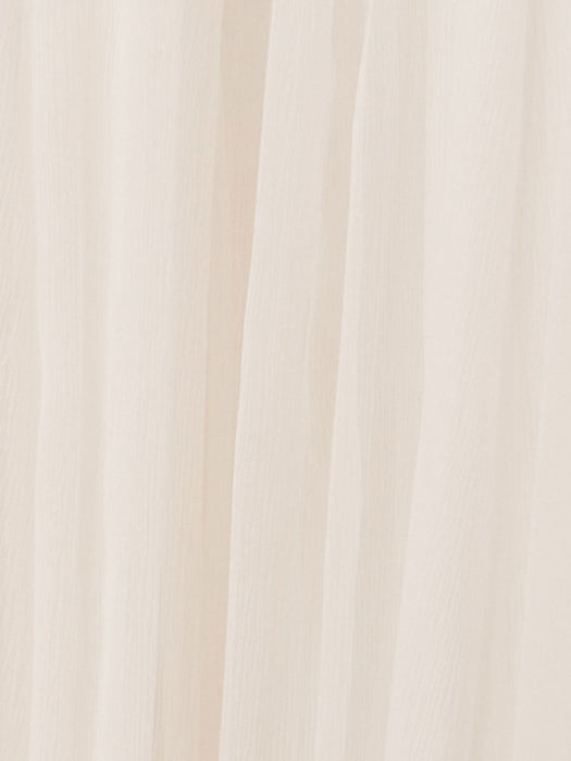 White Bridal Dress A-line Bateau Natural Waistline Chiffon Back Zipper Floor Length Wedding Dress