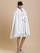 White Cloak Faux Fur Acrylic Cloak for Women