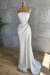 White glitter evening dresses floor-length Prom Dress - Prom Dresses