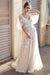 White Lace Wedding Dress V Neck A Line Wedding Dress Short Sleeves Backless Bridal Dresses Wedding Dresses