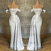 White Prom Dress: Elegant Pleated Bateau Neckline Sleeveless