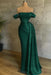 White Prom Dress Sleeveless Elegant Pleated Off-the-Shoulder Satin Evening Dress - Prom Dresses